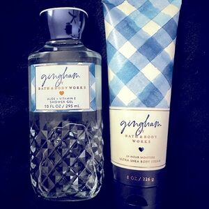 Bath and body bath gel and moisturizer cream new